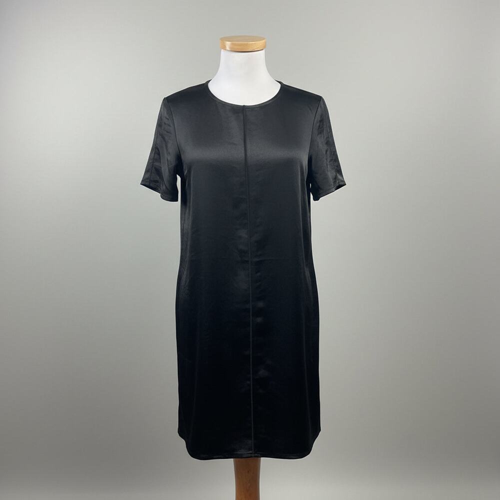 Lilla P black satin dress, size 6, NEW WITH TAGS!
